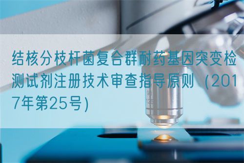 結(jié)核分枝桿菌復(fù)合群耐藥基因突變檢測試劑注冊技術(shù)審查指導(dǎo)原則(2017年第25號)(圖1) 結(jié)核分枝桿菌復(fù)合群耐藥基因突變檢測試劑注冊技術(shù)審查指導(dǎo)原則(2017年第25號)(圖1)