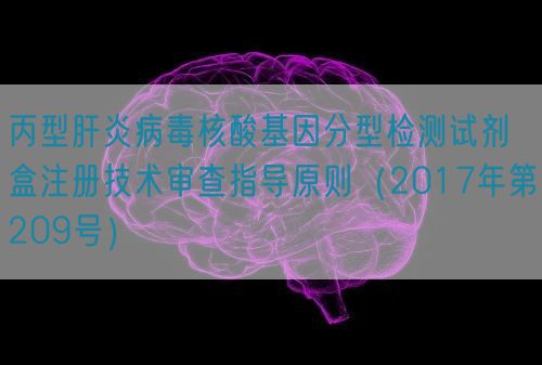 丙型肝炎病毒核酸基因分型檢測試劑盒注冊技術(shù)審查指導(dǎo)原則(2017年第209號(hào))(圖1) 丙型肝炎病毒核酸基因分型檢測試劑盒注冊技術(shù)審查指導(dǎo)原則(2017年第209號(hào))(圖1)